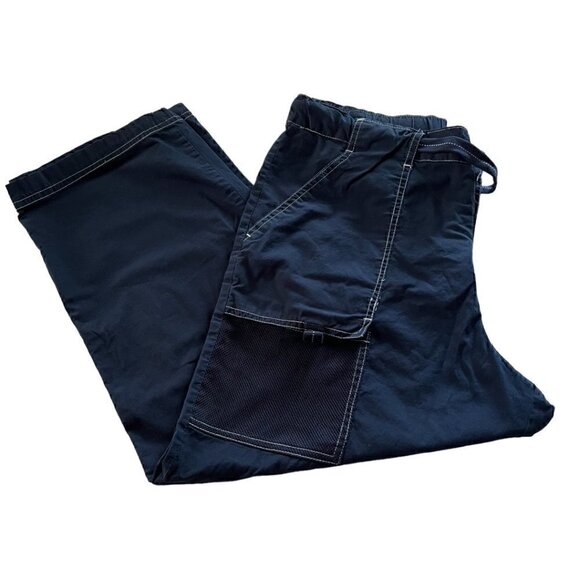 Women's Catalina Navy Utility Gorpcore Crop Track Pants Size Medium 8/10 - Picture 2 of 7